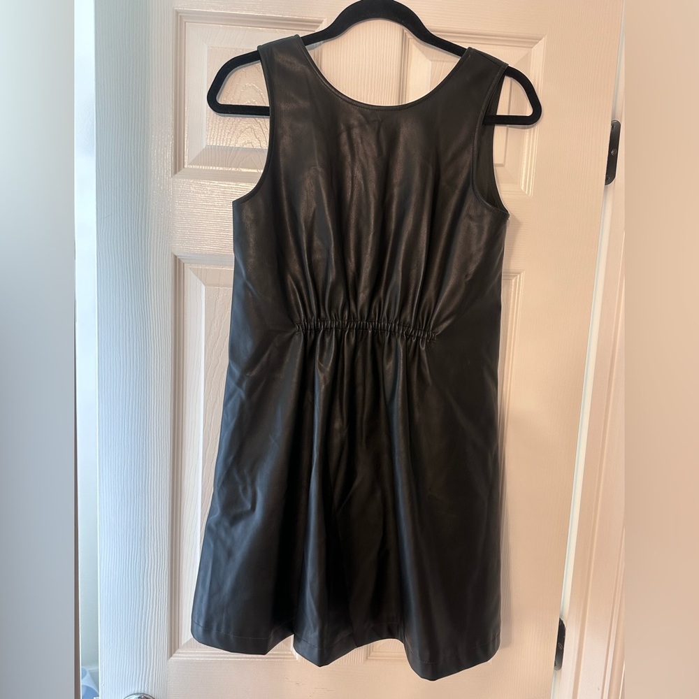 Super cute, faux, leather girls dress from gap kids NWT